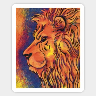 Regal Lion Sticker